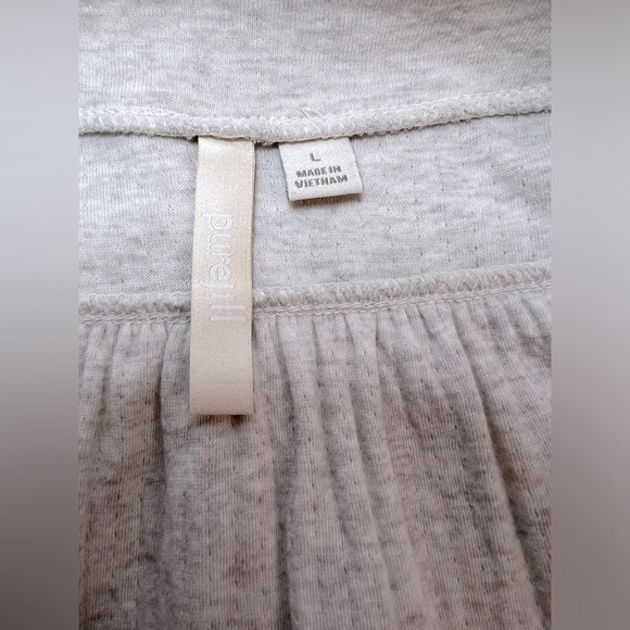 Pure J.Jill 3/4 Sleeve Oatmeal Cardigan - Picture 4 of 6